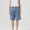 Hot - Adine Shrunken Tee - White Crop Tops