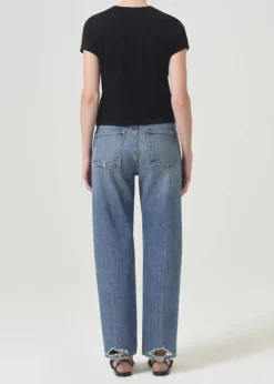Fashion - Adine Shrunken Tee - Black Crop Tops