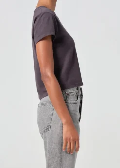 Fashion - Adine Shrunken Tee - Shade Crop Tops