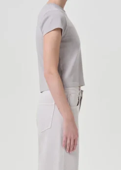 Discount - Adine Shrunken Tee - Flake Crop Tops