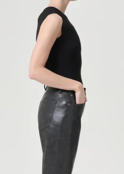 New - Aura Sleeveless Bodysuit - Black Crop Tops | Bodysuits