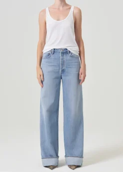 Clearance - Dame High Rise Wide Leg Jean - Showdown Flare | Straight