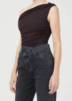 Outlet - Hilma Twist Sleeve Bodysuit In Multiple Colors Bodysuits