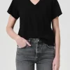 Online - Jones T-Shirt - Black Crop Tops