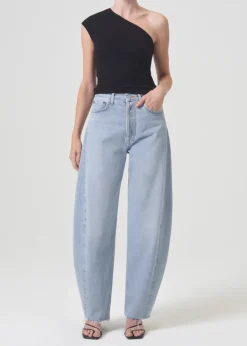 Sale - Luna High Rise Pieced Taper - Void Denim | All Denim