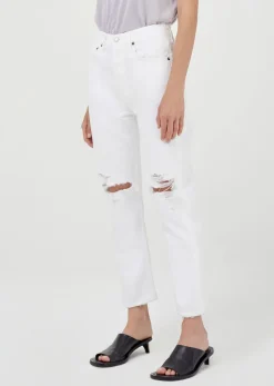 New - Riley High Rise Straight - Slant Denim | All Denim
