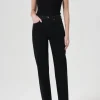 Online - 90's Pinch Waist High Rise Straight Long - Crushed High-Rise | Denim