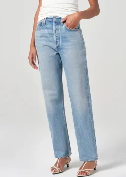 Best - 90's Pinch Waist High Rise Straight - Infinite Denim | All Denim