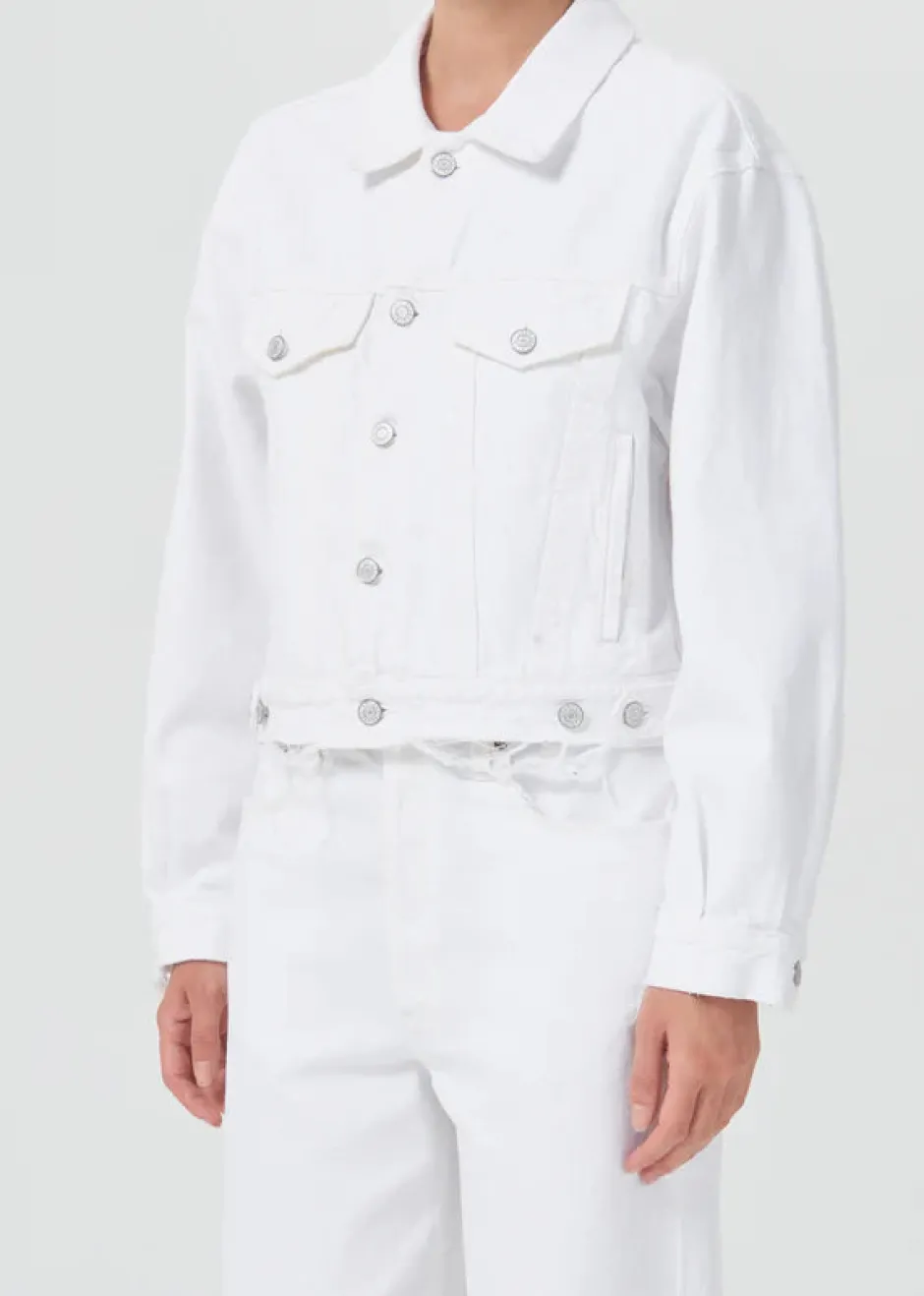 Clearance - Shrunken Charli Jacket - Polar Denim | All Denim