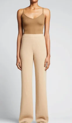 Sale - Spaghetti V Strap Bodysuit - Toffee Bodysuits