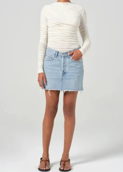 New - V-Waist Mini Skirt - Force Mini Skirts