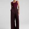 Sale - Cleo Knit Top - Mulberry Crop Tops