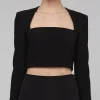 Outlet - Ella Top - Black Long Skirts | Crop Tops