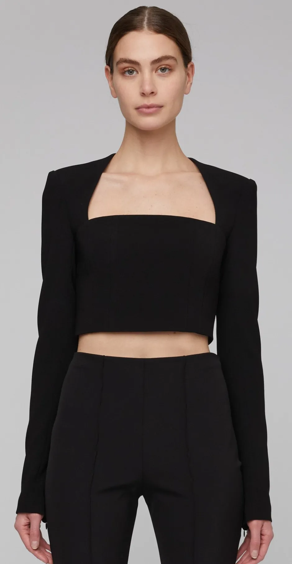 Outlet - Ella Top - Black Long Skirts | Crop Tops