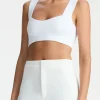 Sale - Jordana Bra - White Crop Tops