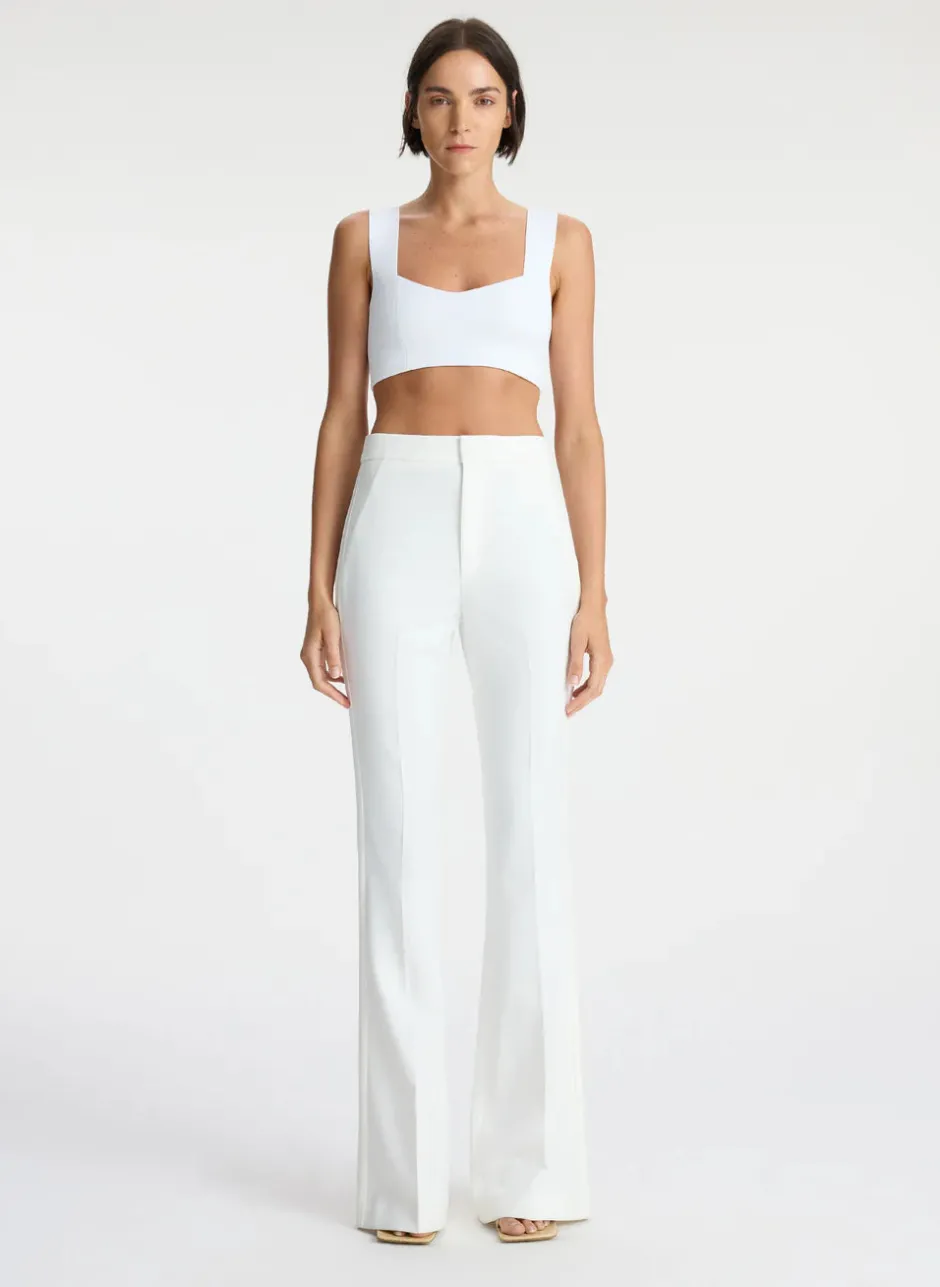 Sale - Jordana Bra - White Crop Tops