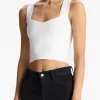 Best - Jordana Top - White Crop Tops