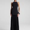 Best - Lana Pleated Maxi Dress - Black Dresses | Long Dresses