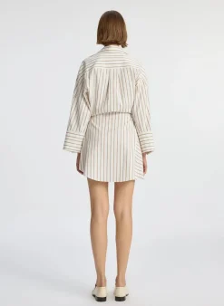 Fashion - Madison ll Wrap Mini Dress - Bone/Lark Dresses | Mini Dresses