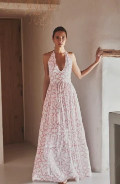 Sale - Celeste Dress - Blush Tile Dresses | Long Dresses