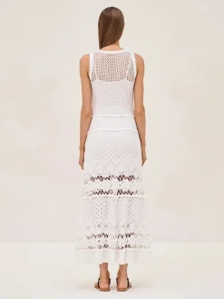 Clearance - Aleala Dress - White Dresses | Midi