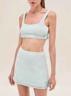 Outlet - Ashe Skirt - Ice Blue Mini Skirts