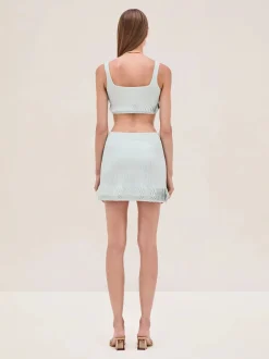 Outlet - Ashe Skirt - Ice Blue Mini Skirts