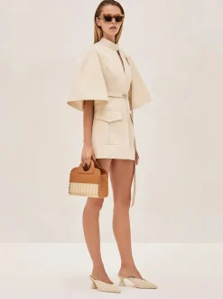 Discount - Corya Dress - Beige Mini Dresses | Dresses