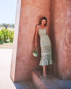 Online - Elayne Dress - Sage Long Dresses | Dresses