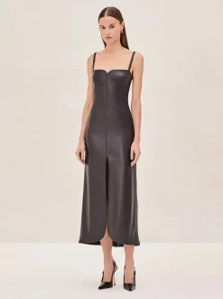 Best - Jaline Dress - Black Midi | Midi Dresses