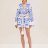 Hot - Noriko Dress - Sapphire Palm Mini Dresses | Dresses