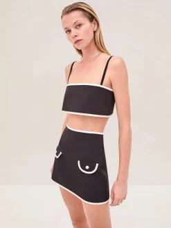 New - Rubino Skirt - Black Mini Skirts
