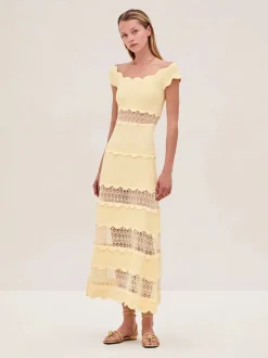 Sale - Saundra Dress - Butter Midi | Midi Dresses