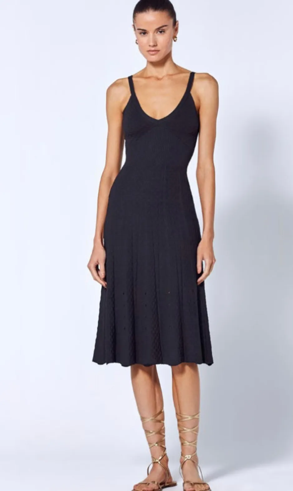 Sale - Sensi Dress - Black Dresses | Midi