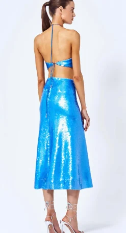 Fashion - Zira Top - Azure Crop Tops
