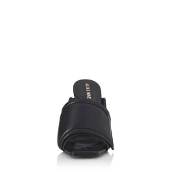 Clearance - Mica Heel - Black Leather Shoes