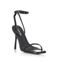 Outlet - Minny Heel - Black Patent Shoes