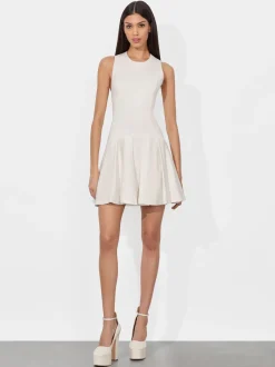 Clearance - Adley Drop Waist Mini Dress - Off White Mini Dresses | Dresses