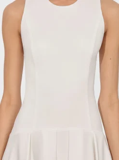 Clearance - Adley Drop Waist Mini Dress - Off White Mini Dresses | Dresses
