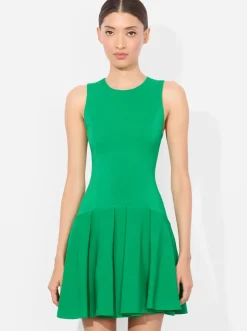 Clearance - Adley Drop Waist Mini Dress - Light Emerald Mini Dresses | Dresses