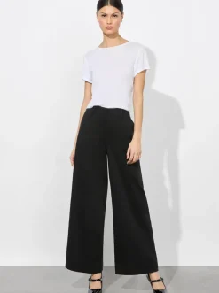 New - Dan Cropped Chino Pant - Black Pants
