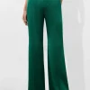 New - Dylan High Rise Wide Leg Pant - Forest Green Pants