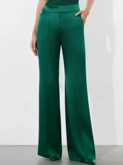 New - Dylan High Rise Wide Leg Pant - Forest Green Pants
