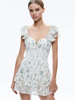 Hot - Hartford Smocked Mini Dress - Georgia Floral Dresses | Mini Dresses