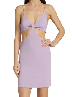 Fashion - Havana Mini Cut Out Dress - Lavender Dresses | Mini Dresses