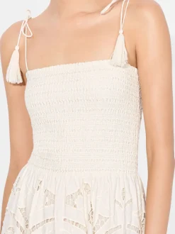 Sale - Marna Tiered Maxi Dress - Off White Long Dresses | Dresses