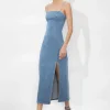 New - Nakisha Midi Dress - Aubrey Blue Midi | Midi Dresses