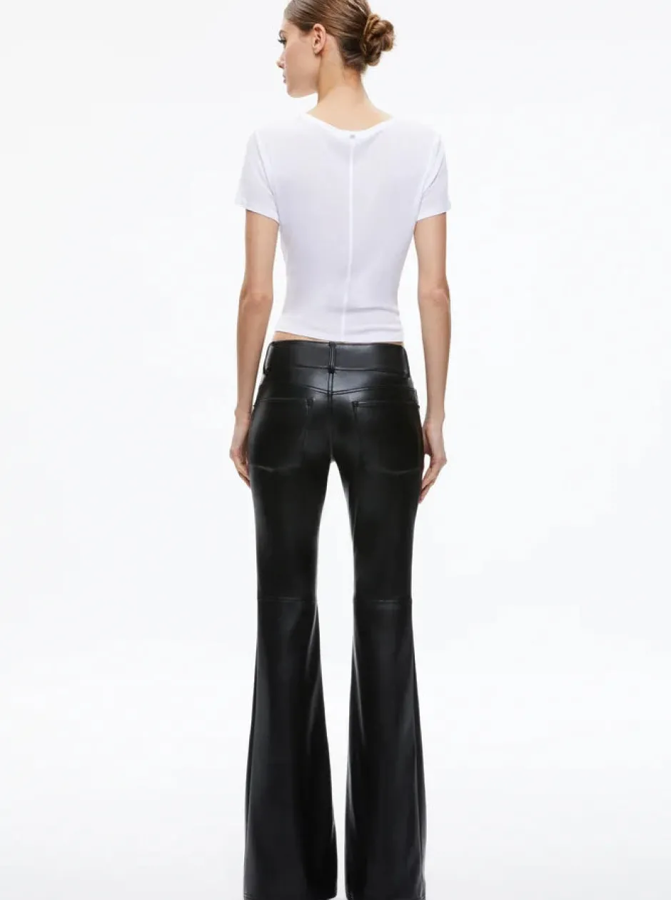 Best - Stacey Vegan Leather Pants - Black Flare | Pants