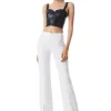 Discount - Walker Slim Front Slit Pants - Off White Pants