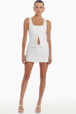 New - Antonia Skort - White Mini Skirts